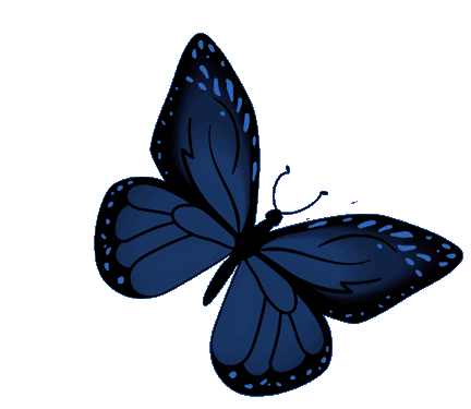 Mariposa izquierda
